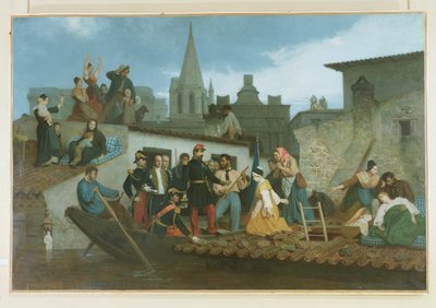 Napoleon III Visiting Flood Victims of Tarascon in June 1856 by William Adolphe Bouguereau